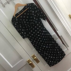 Lauren by Ralph Lauren faux wrap dress